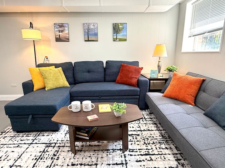 Modern + Cozy Garden Apt W/garage Parking, 20m Dt - Chicago