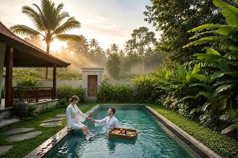 Ubud Forest View Villa with Private Pool & Kitchen