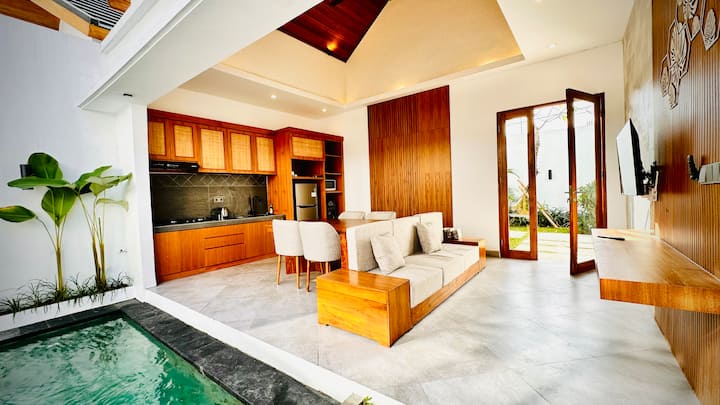 Tropical Bright & Intimate 2 Bed Suites +Pool (Ok) - Tabanan