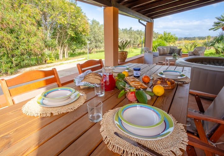 Villa Con Jacuzzi Clima Wifi Posto Auto Bbq - Alcamo