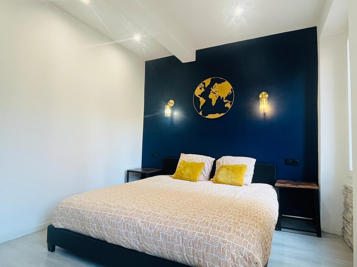 Habitación con vistas a los tejados con cama King Size y calefacción adicional 