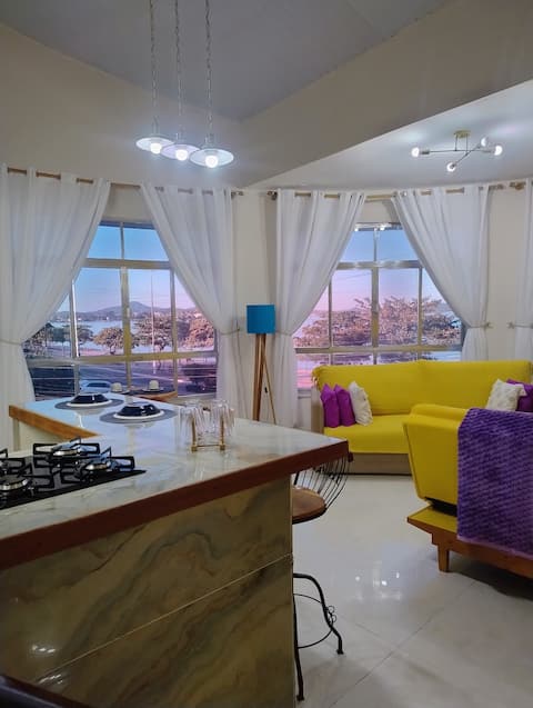 Successful Airbnb property: Janelas Sol Beachfront Air Conditioning Island Dinosaurs in Iguaba Grande