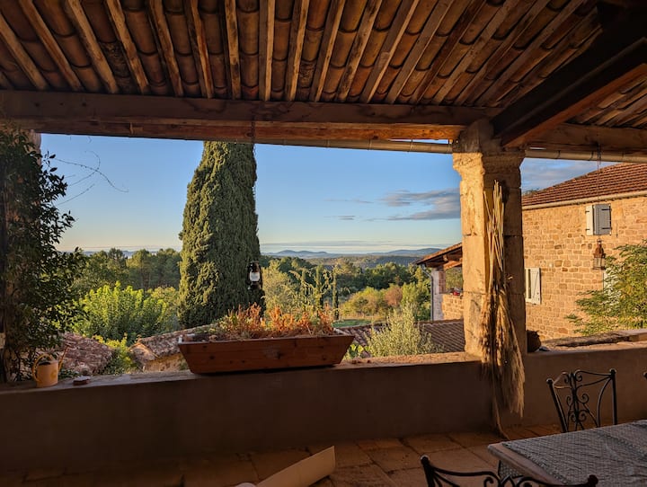 L' Oasis De Sebet : Maison De Hameau Avec Piscine - Les Vans
