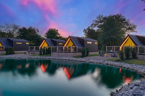 Waterfront A-Frame Studio at Red Run - Site 138