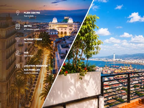 La Vue Croisée, 2 bedrooms, Bay of Algiers
