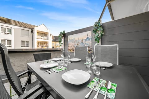 Design apartment I Balcony I Very central I Kitchen