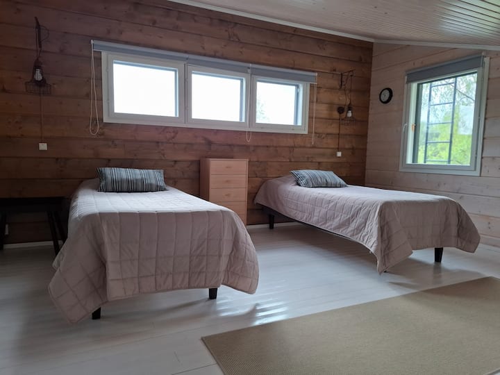 Upstairs sleeping area of the main cottage
