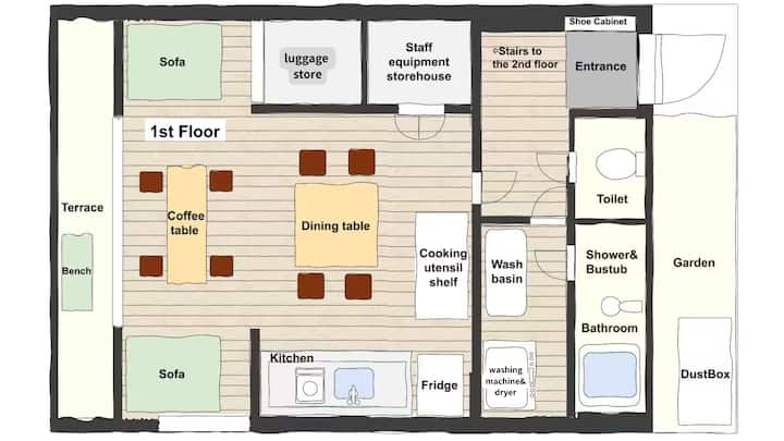 75㎡/8bed/12ppl/english Ok/shinjuku Shibuya Ueno - Tokyo
