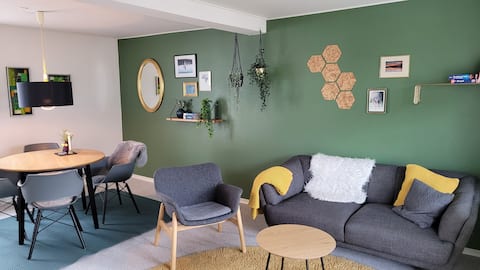 Charming and central apartment with large balcony