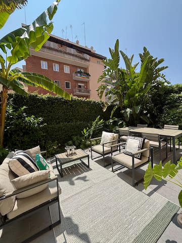 Nuovo appartamento Giardino Oasi Tropicale Roma