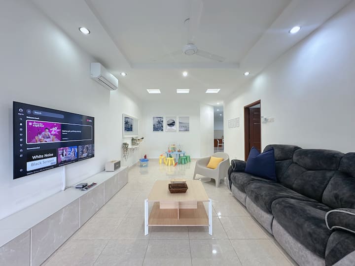 Premium Singlestorey Semi-d Bmalma 10pax Near Aeon - Batu Kawan