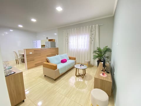 Top Airbnb: Cozy House: Suite, Gourmet and Backyard! in Boituva