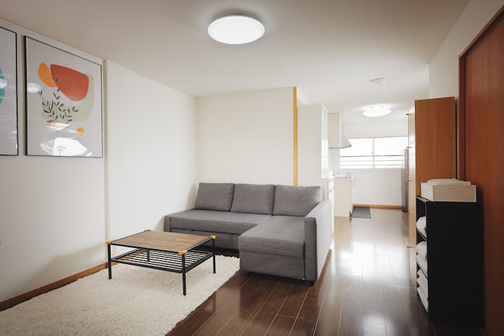 Central Matsuyama / 3 Double Beds / Sleeps 8 - Matsuyama