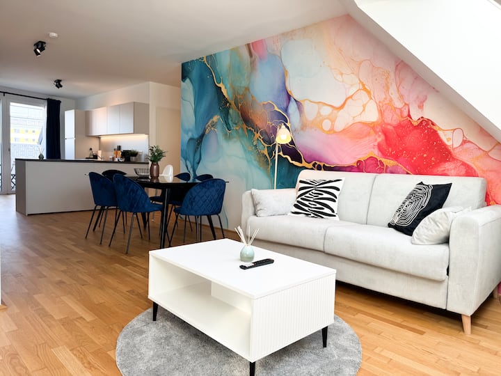 Exclusive Apt For 6–balcony, 2br, Private Parking - Viena