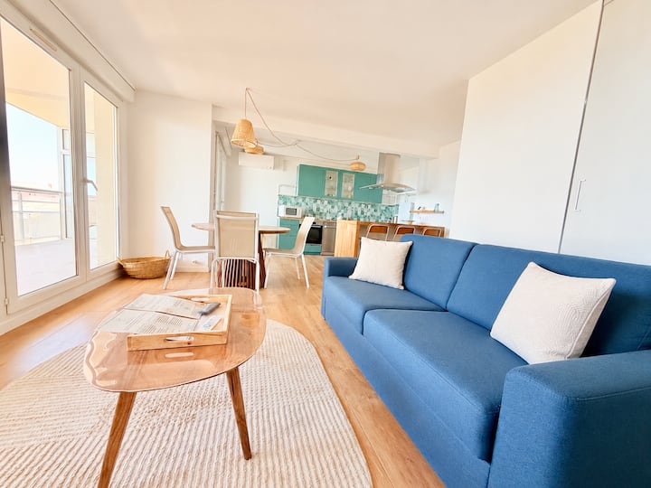 Perle Rare à Rochelongue - Terrasse & Vue Mer - Vias