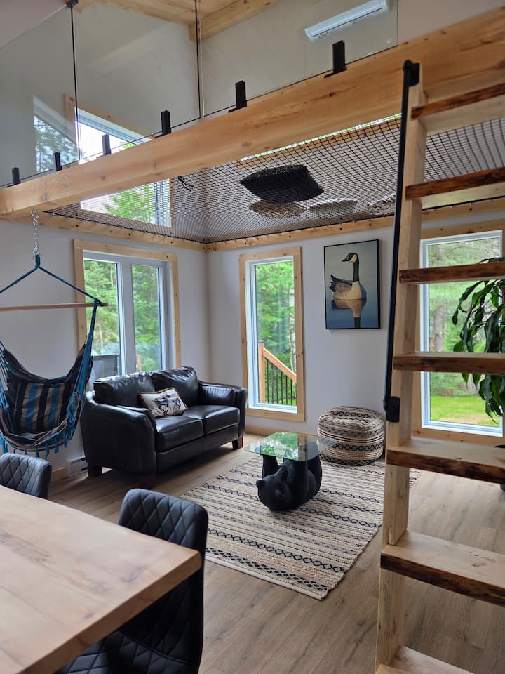 Chalet Le Tombeur| Spa | Lac | Kayaks | Vue - Laurentides