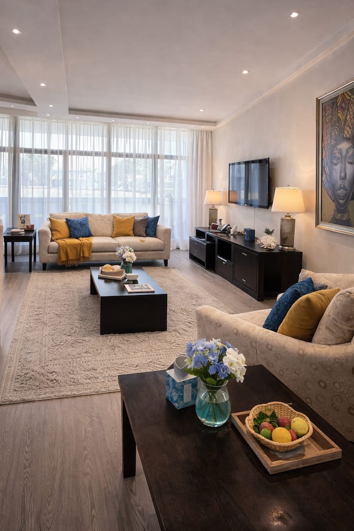 Luxury Feel 3br Apt Fast Wi-fi Near Bole Airport - Addis Ababa