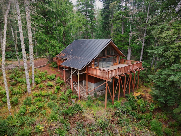 Chalet Cabin At Mt. Rainier Basecamp With Sauna - Ashford, WA