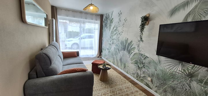 T2 Au Rdc D'une Petite Maison Et Terrain Partagé - Saint-Aubin-sur-Mer