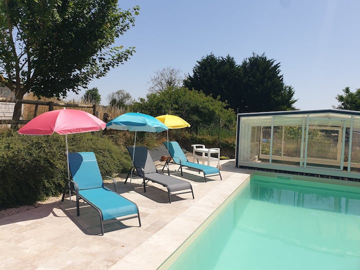 "Les Gîtes de Borely" 2 gîtes, piscine couverte - Granges à louer à ...