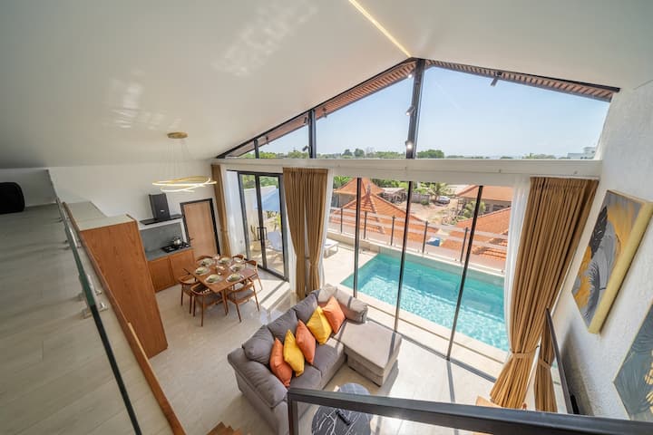 Amazing Brand New Villa+2bdr+big Pool+beach Access - Jimbaran