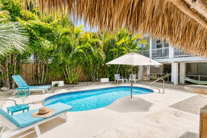 Little Torch Treasure: Pool, Dock, Tiki Bar - Big Pine Key, FL