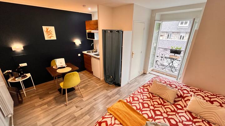 Studio Lumineux, Balcon Vue Montagne Centre-ville - Puy de Sancy