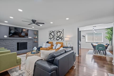 Successful Airbnb property: Luxury 5BR Cincinnati Home + Gym in Westwood