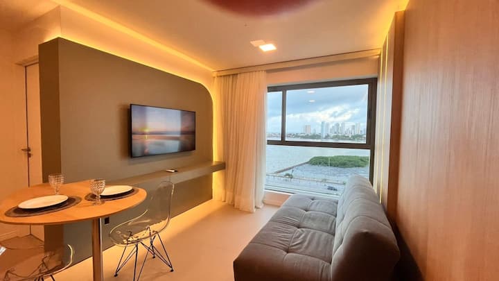Luxuoso Flat. Vista Das áGuas E Cabanga Iate Clube - Recife