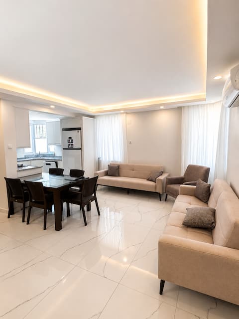 Taşucu Kum Neighborhood, 100 meters to the sea. 3+1 Modern Duplex Villa