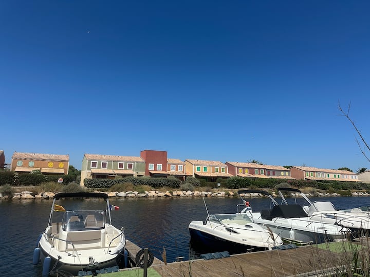 Villa 55 ÉTang Clim Terrasse Parking 5p - Le Barcarès