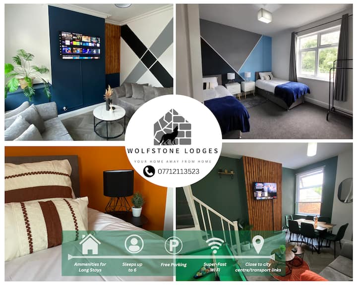 Discounts/central Home/contractors/free Parking - Leicester