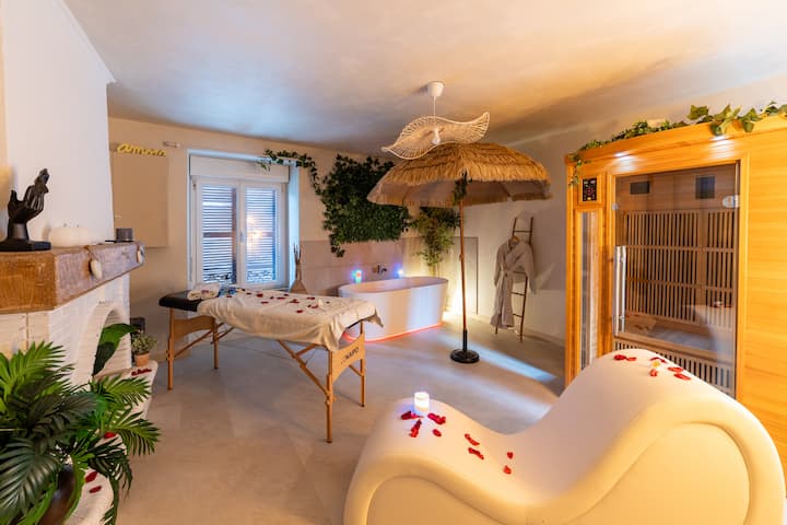 Suite Bali Pour Deux Sauna Et Balnéo Privés - Cheverny