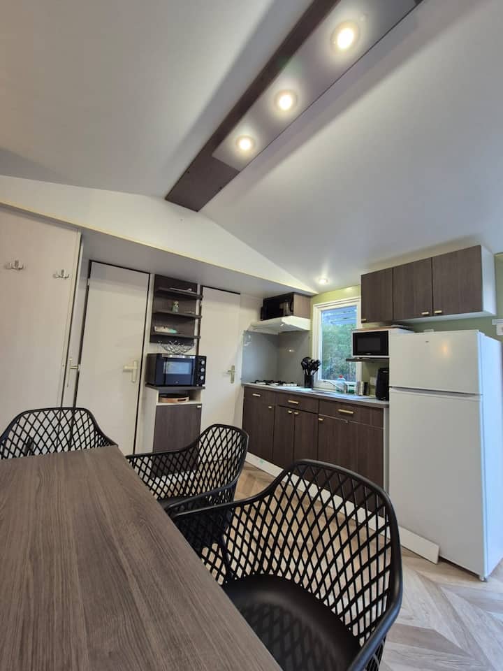 Mobil-home Cosy • Camping 5* • Terrasse & Nature. - Quimper