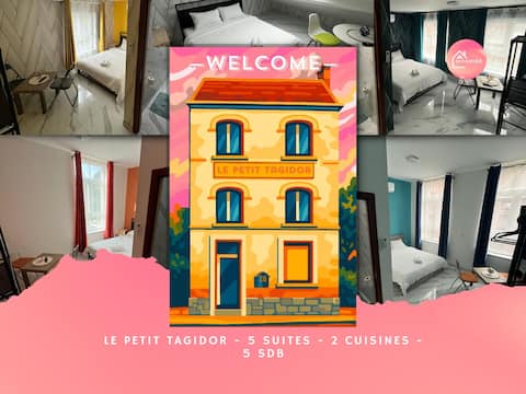 Le Petit Tagidor - 5 suites - Kitchen - Bathroom