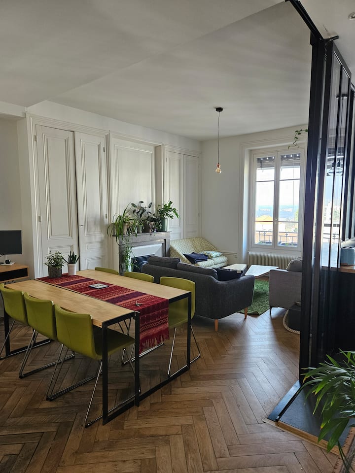 Appartement Calme, Spacieux, Charmant Avec Vue - Lyon