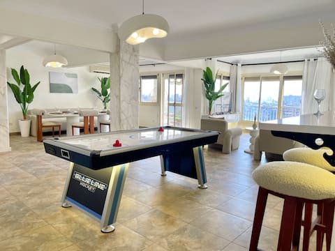 K Cribs • Nile View + Air Hockey • 3BR • Zamalek