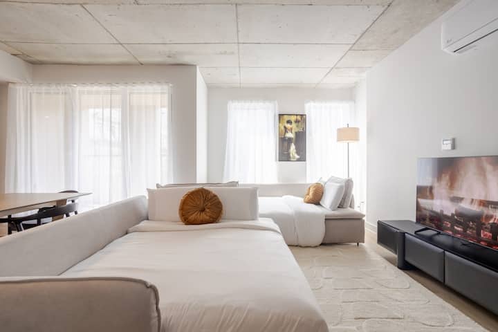 Charming 3bd Penthouse In Old Mtl + Free Parking - Brossard