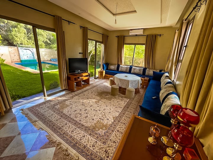 Piscine & Vue Montagne – Villa 40 Min Marrakech - Ourika