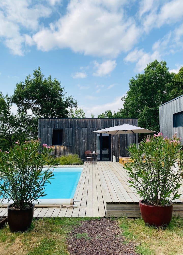 Gîte Bois Et Piscine Privée - Gers