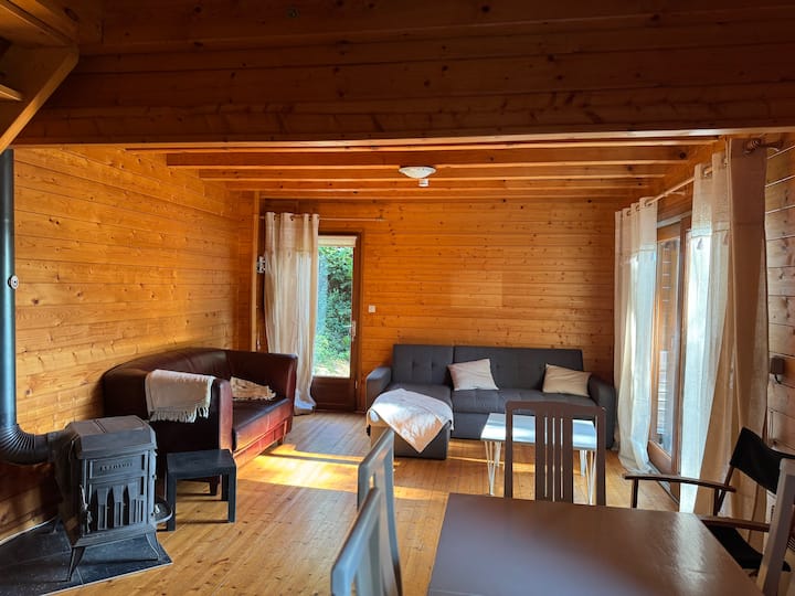 Chalet Nature Avec Piscine • Lac à 500 M • 6 Pers - Lac de Bort-les-Orgues