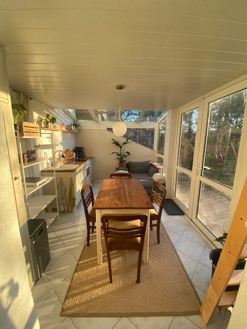 Small basement apartment by the river