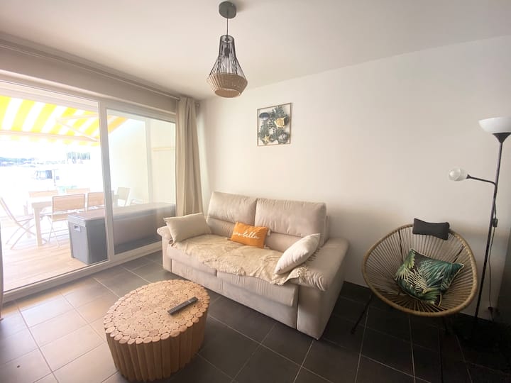 Marina éLégante Vue Port & Terrasse Privée - Le Grau-du-Roi