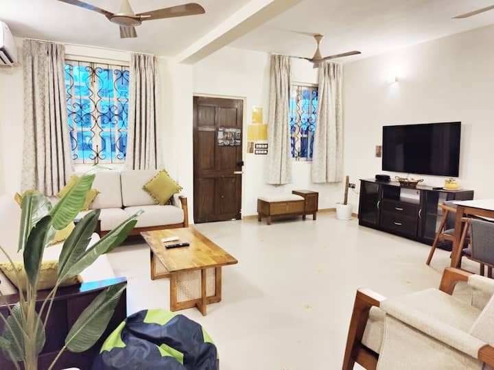 Sunny Stays - Spacious 2bhk Villa • 4 Min To Beach - Goa