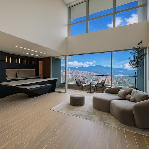 Popular Airbnb listing: El Poblado Amazing Penthouse w/ Breathtaking Views in Buenos Aires
