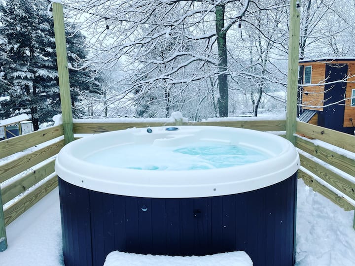 Whimsical Vermont Cabin | Hot Tub, Sauna & Views