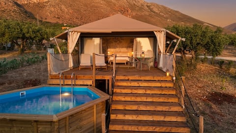 Top Airbnb: Riza Glamping - Suite Tent with private pool a San Vito Lo Capo
