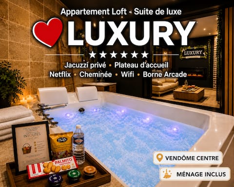 "Luxury Vendôme" loft apartment with Jacuzzi