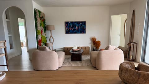 Popular Airbnb listing: Villa Bali-Bohème, 3 bedrooms with Pool. in La Turballe