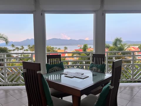 Sea view, swimming pool, close to the beach, water tank